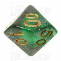 TDSO Photo Reactive Green & Grey Percentile Dice