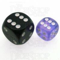 Chessex Borealis Purple 12mm D6 Spot Dice
