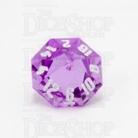 GameScience Gem Amethyst & White Ink D16 Dice