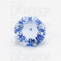 GameScience Gem Ice Blue Moonstone & Blue Ink D16 Dice