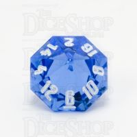 GameScience Gem Sapphire & White Ink D16 Dice