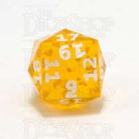 GameScience Gem Topaz & White Ink D24 Dice