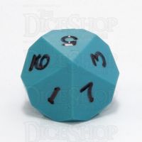 GameScience Opaque Turquoise & Black Ink D10 Dice