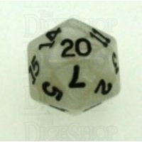 Koplow Pearl White D20 Dice