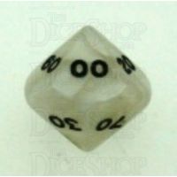 Koplow Pearl White Percentile Dice