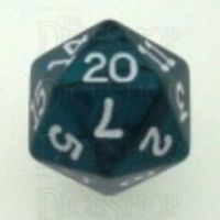 Koplow Pearl Emerald D20 Dice