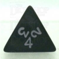 Koplow Pearl Charcoal D4 Dice