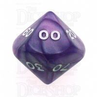 Koplow Pearl Purple Percentile Dice