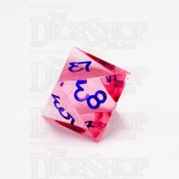 GameScience Gem Laser Red Rubellite & Blue Ink D8 Dice