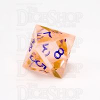 GameScience Gem Fire Sunstone & Blue Ink D8 Dice