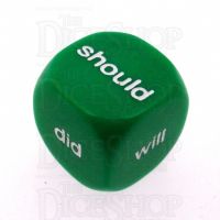 Koplow Opaque Green Language Helping Verbs D6 Dice