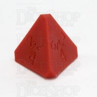GameScience Opaque Crimson Red D4 Dice