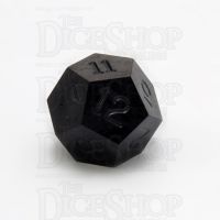 GameScience Opaque Coal Black D12 Dice