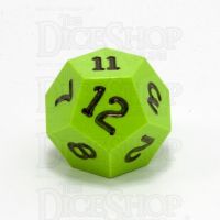 GameScience Opaque Lime & Black Ink D12 Dice