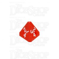GameScience Opaque Crimson & White Ink D4 Dice