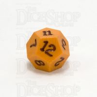 GameScience Opaque Pumpkin & Black Ink D12 Dice