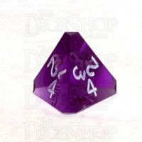 GameScience Gem Tanzanite & White Ink D4 Dice