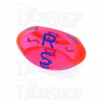 GameScience Gem Laser Red Rubellite & Blue Ink D3 Dice