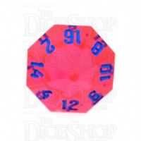 GameScience Gem Laser Red Rubellite & Blue Ink D16 Dice