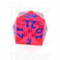 GameScience Gem Laser Red Rubellite & Blue Ink D24 Dice