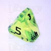 GameScience Gem Laser Yellow Peridot & Black Ink D5 Dice