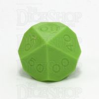 GameScience Opaque Lime Percentile Dice