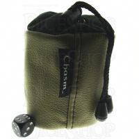 Chasm Vortex Large Gold High Grade Leather Dice Bag