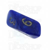Crystal Caste Pearl Blue D6 Dice