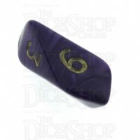 Crystal Caste Pearl Purple D6 Dice