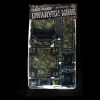  ArcKnight Flat Plastic Miniatures - Roleplaying Objects - Dwarven Mine - 24 Pieces