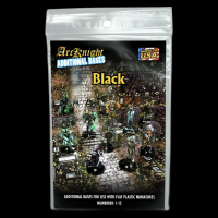 ArcKnight Additional Round Bases Numbered 1-12 - Opaque Black