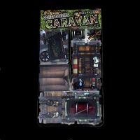  ArcKnight Flat Plastic Miniatures - Roleplaying Objects - Caravan - 38 Pieces