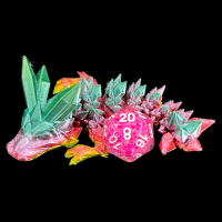 Articulated Iridescent Rainbow 'Pet' Dragon - Small