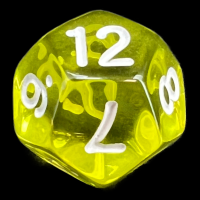 TDSO Bright Gem Citrine D12 Dice