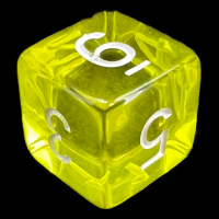 TDSO Bright Gem Citrine D6 Dice