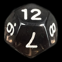 TDSO Bright Gem Quartz Grey D12 Dice