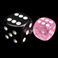 TDSO Bright Gem Rose 12mm D6 Spot Dice