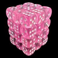 TDSO Bright Gem Rose 36 x D6 Dice Set