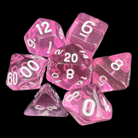TDSO Bright Gem Rose 7 Dice Polyset