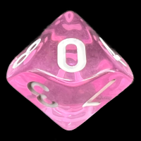 TDSO Bright Gem Rose D10 Dice