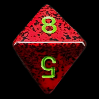 Chessex Speckled Strawberry D8 Dice