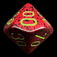 Chessex Speckled Strawberry Percentile Dice