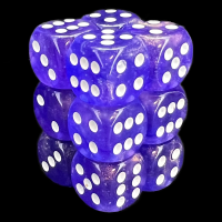 Chessex Borealis Maple Green & Yellow 12 x D6 Dice Set