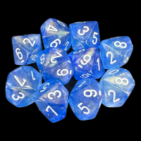 Chessex Borealis Maple Green & Yellow 10 x D10 Dice Set
