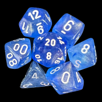 Chessex Borealis Maple Green & Yellow 7 Dice Polyset