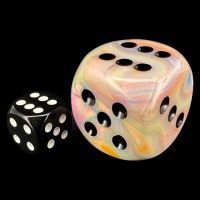Chessex Festive Circus with Black BIG 30mm D6 Spot Dice