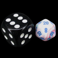 Chessex Festive Pop Art MINI D20 Dice