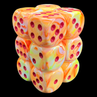 Chessex Festive Sunburst 12 x D6 Dice Set