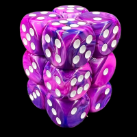 Chessex Festive Violet 12 x D6 Dice Set