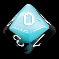 Chessex Gemini Black & Shell D10 Dice